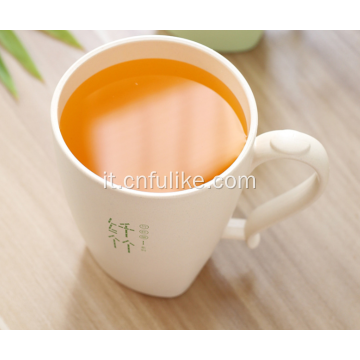 Tazze di tazze di caffè di plastica infrangibili in fibra di bambù